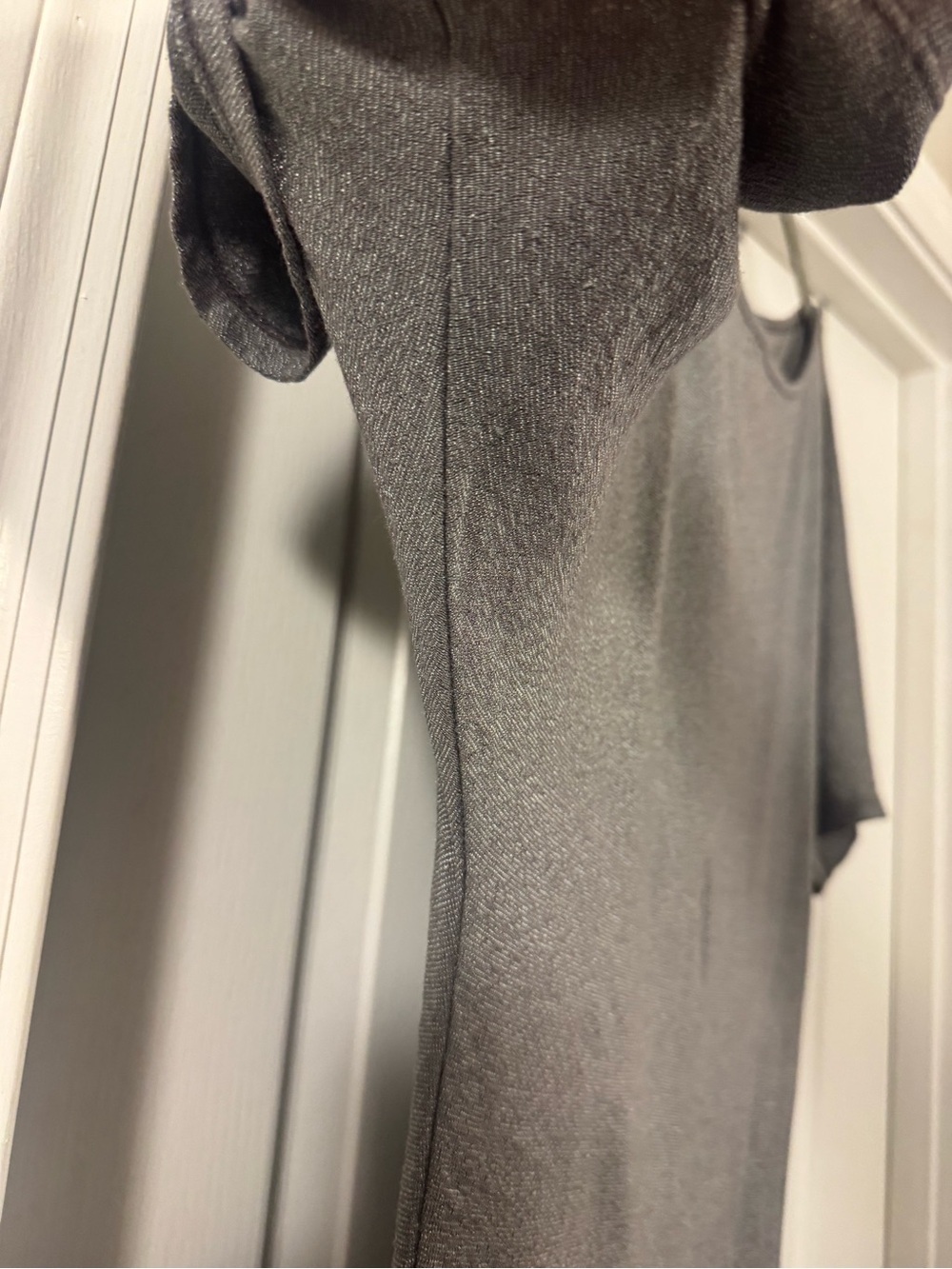 Michael Stars Charcoal Gray Short-Sleeve Shift Dress - Picture 13 of 13